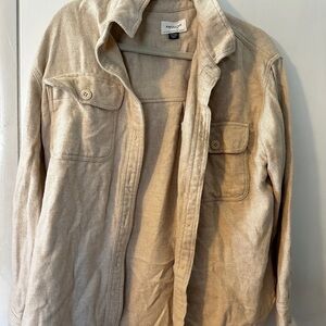 American eagle Beige Button-Up Jacket